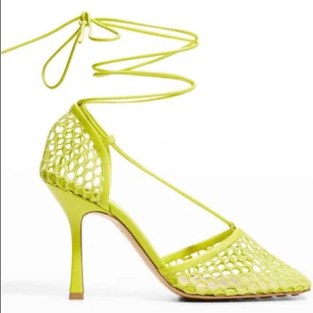 Bottega Veneta Mesh Stretch Sandals